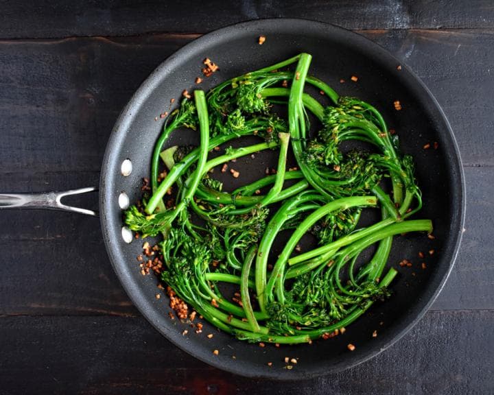 Zesty Broccolini and Garlic