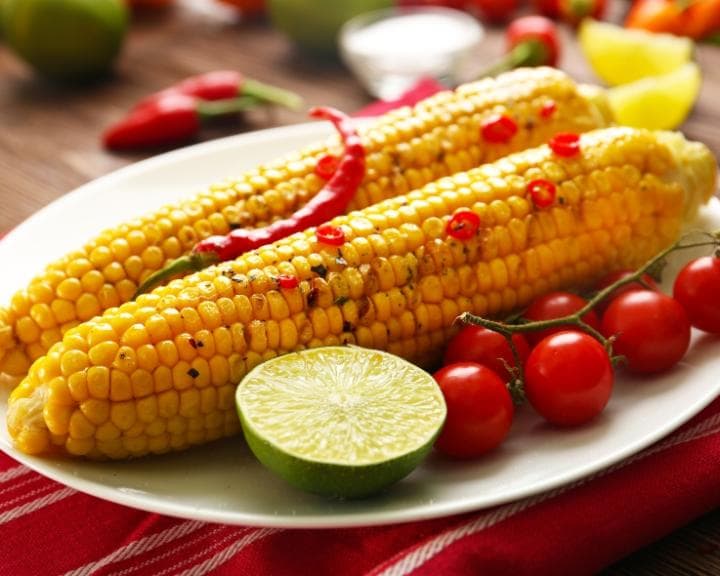 Grilled Corn with Chile and Lime