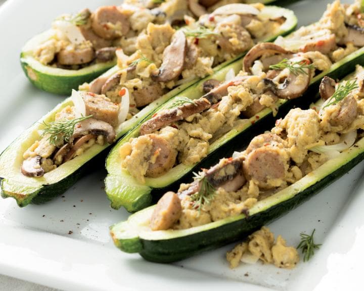 Zucchini Egg Boats