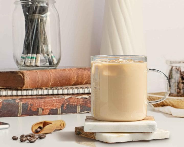 Creamy Iced Vanilla Latte